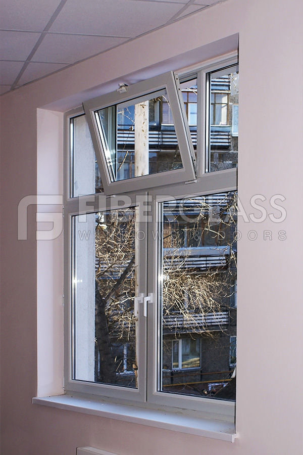 Окна из стеклокомпозита в школе на ул.Щепкина