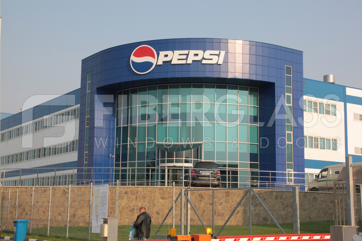 Остекление завода Pepsi в Подольске