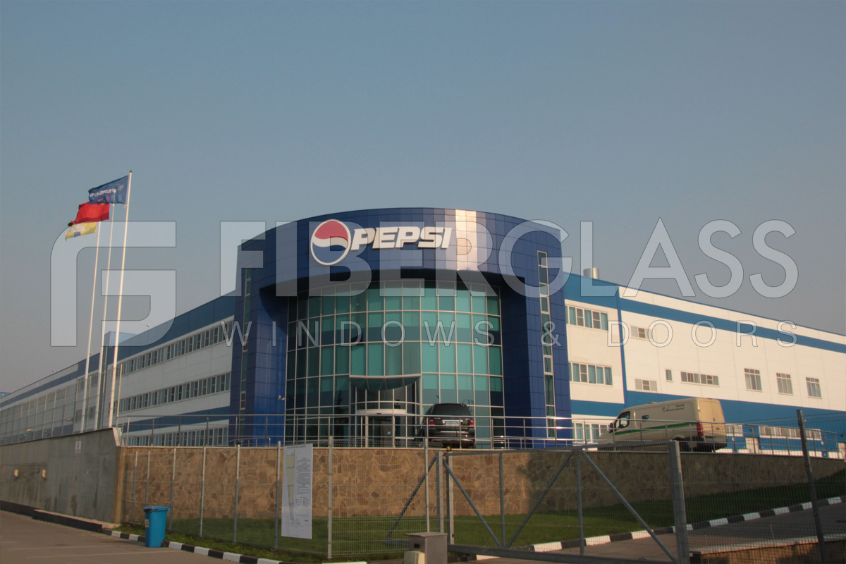 Остекление производственного цеха Pepsi